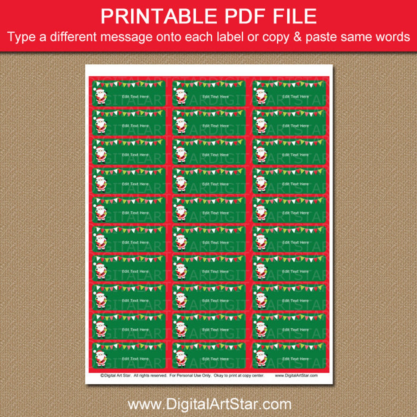 return-address-labels-christmas-printable-santa-address-etsy