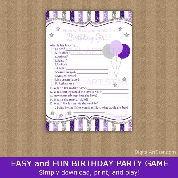 Free Printable Adult Party Games