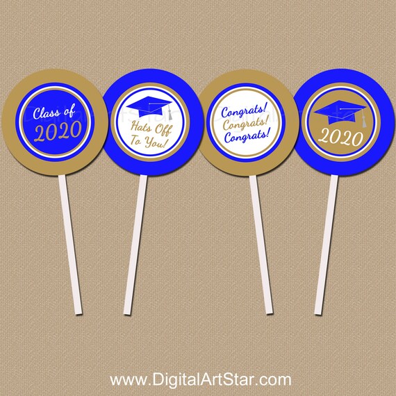 Royal Blue And Gold Graduation Party Decorations Graduation