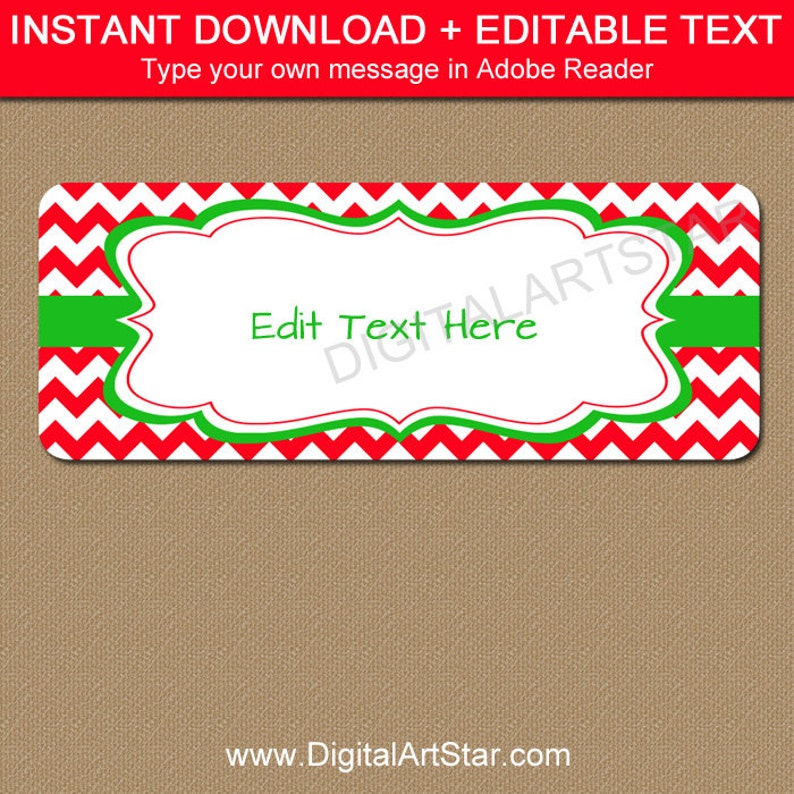 christmas-address-label-template-editable-printable-christmas-etsy