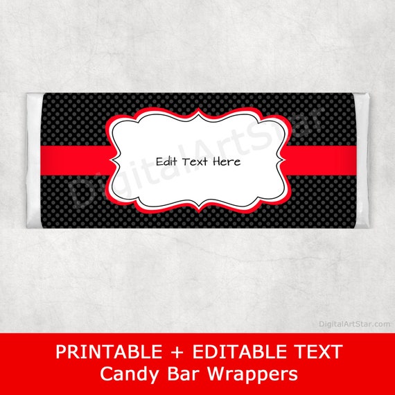 Candy bar wrappers outlet