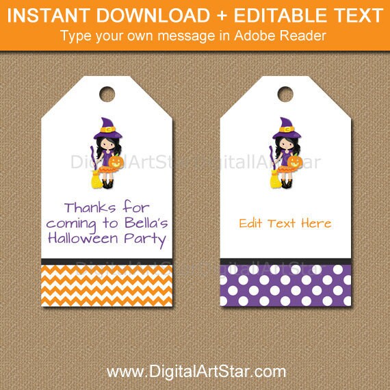 halloween tags halloween favor