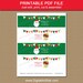 PRINTABLE Christmas Water Bottle Labels Editable Santa Water Bottle ...