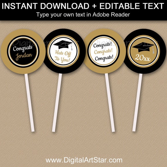 graduation-cupcake-toppers-printable-black-and-gold-graduation-party