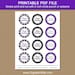 Happy Birthday Cupcake Toppers Printable, Happy Birthday Party ...