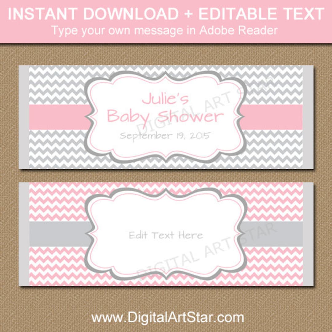 Baby shower PLACE CARDS or FOOD TENTS editable printable with green  alligator and pink color theme for girl, instant download - ap001