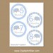 Elephant Monthly Milestone Stickers Printable Onepiece Stickers Iron on ...