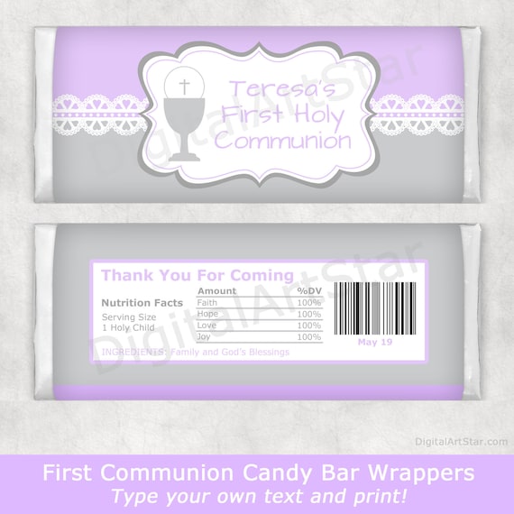 Llama Valentine Valentine's Day Party Candy Wrappers Favors Personalized Custom Design ~ We Print and Mail to You