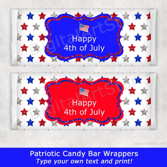 54 Total Candy Stickers 4th Of July Doodle Candy Wrapper Stickers Chocolate Bar Wrapper Labels 54 Total Candy Stickers 4th Of July Doodle Candy Wrapper Stickers Chocolate Bar Wrapper Labels