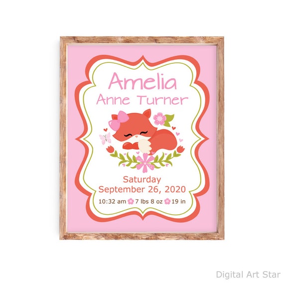 woodland birth announcements