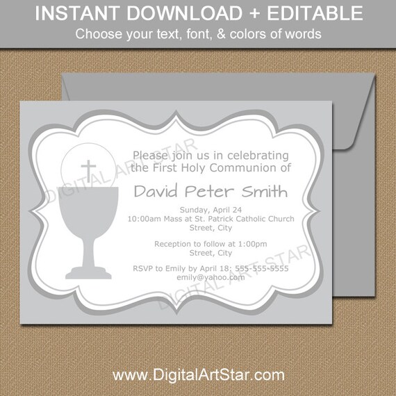 It is a picture of Légend Printable First Communion Invites It is a graphic of Légend Printable First Communion Invites