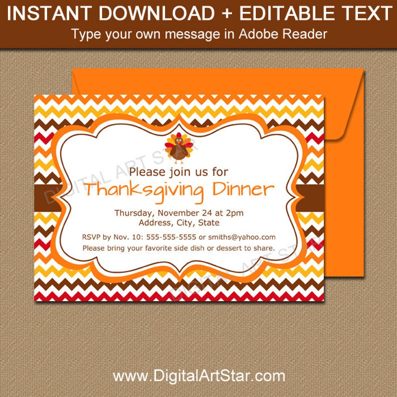 PRINTABLE Thanksgiving Invite - Tumble Birthday Invitation - Friendsgiving Invitation - Turkey Invitation - Youngsters Thanksgiving Birthday T3 photo relating to Printable Thanksgiving Invitations identified as PRINTABLE Thanksgiving Invite - Drop Birthday Invitation - Friendsgiving Invitation - Turkey Invitation - Little ones Thanksgiving Birthday T3