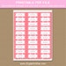 EDITABLE Valentines Day Address Labels Printable Valentine Return ...