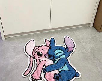 Toppa ricamata con personaggio alieno rosa che fa l'occhiolino, applicazione termoadesiva/da cucire, decorazione personalizzata per jeans e borse in denim, piccola toppa regalo per fan kawaii.
