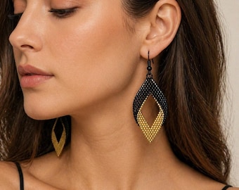 Stylish 3D Miyuki earrings