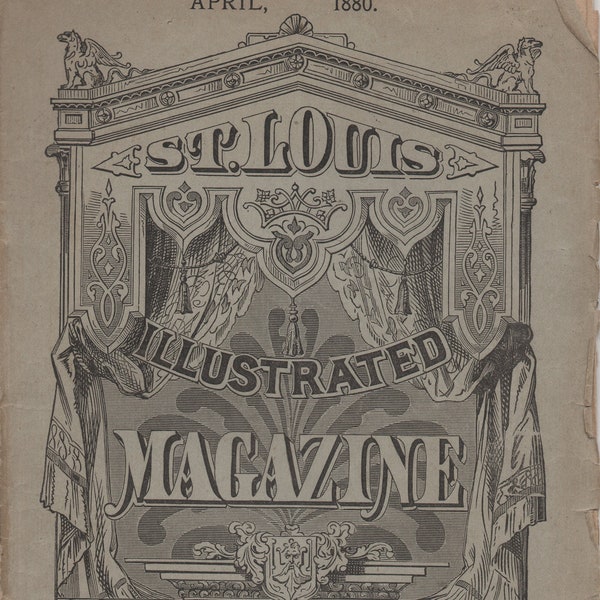 E-Book 1880 & 1882 St. Louis Illustrated Magazine Set of Four - Fashion of the times- PDF Download