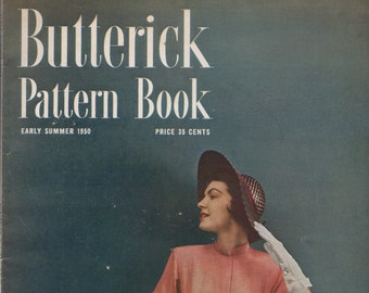E-Book 1950 Butterick Patterns Summer Home catalogue - Digital Download