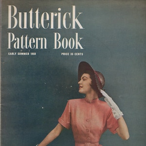 E-Book 1950 Butterick Patterns Summer Home catalogue - Digital Download