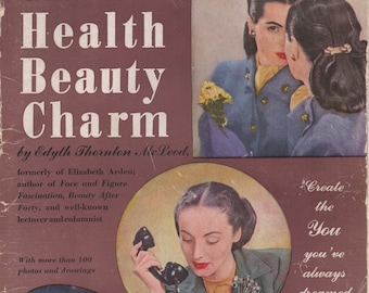 E-Book 1947 Your Home Course to Health, Beauty Charm Book - OOP - Digital Download