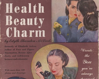 E-Book 1947 Your Home Course to Health, Beauty Charm Book - OOP - Digital Download