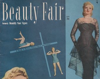 E-Book 1949 Beauty Fair Fitness and Beauty magazine - OOP - Digital Download