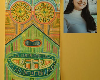 Retrato personalizado basado en tu estilo y ambiente, realizado con acuarela sobre papel de acuarela.