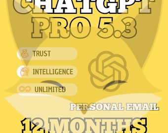 ChatGPT Pro GPT-5.3 Workspace | 12 mesi | Email personale | LEGGI LA DESCRIZIONE