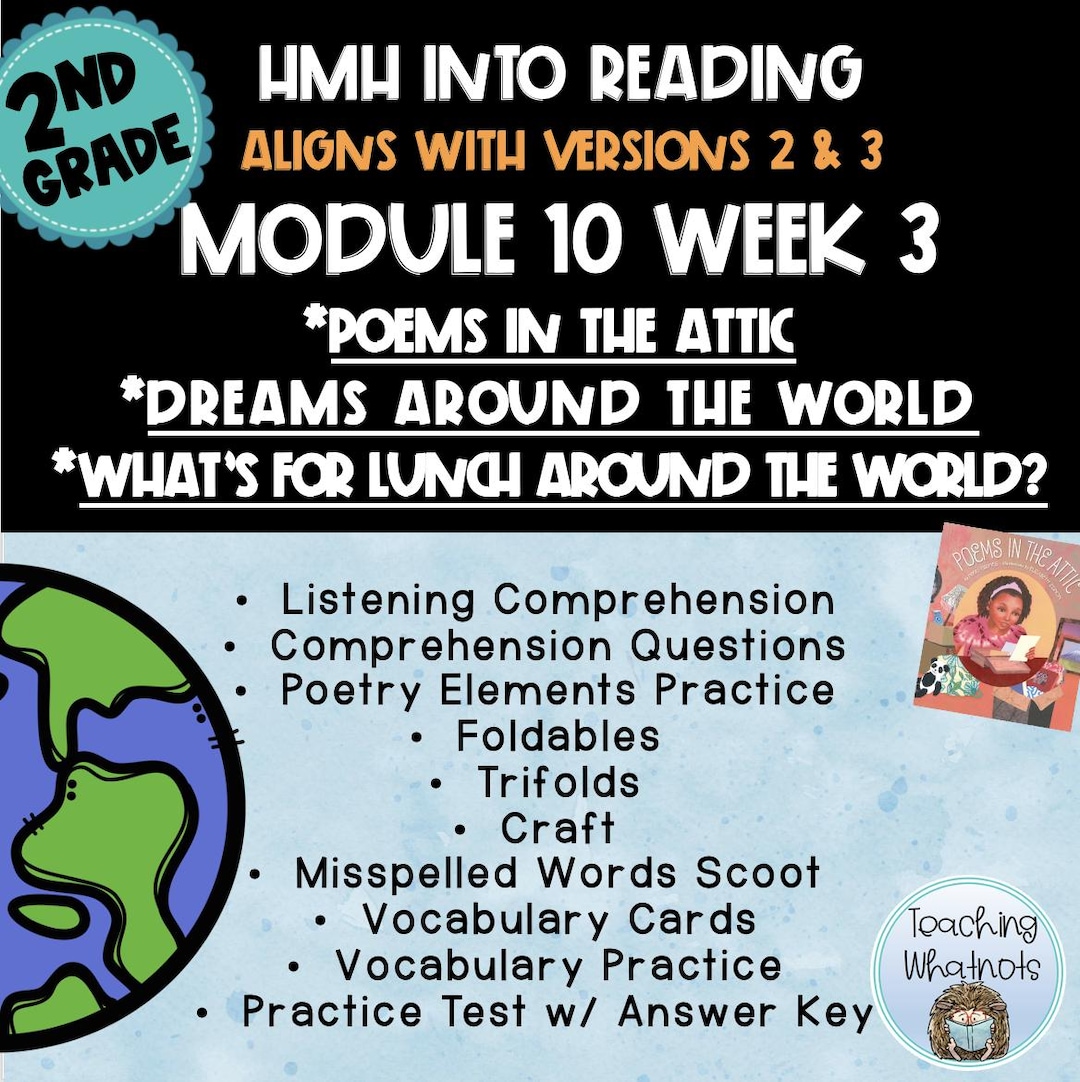 2nd Grade HMH Into Reading Versions 2 & 3 Module 10 Week 3 - Resources ...