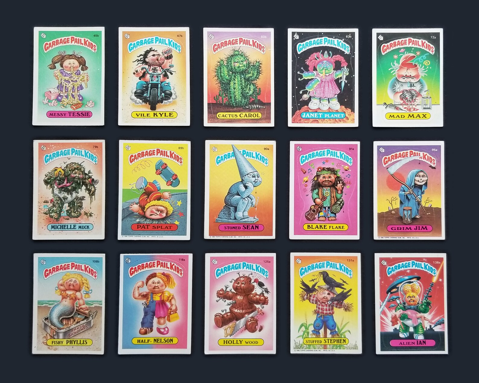 Garbage Pail Kids The Original 1980s Series Find A Name Etsy