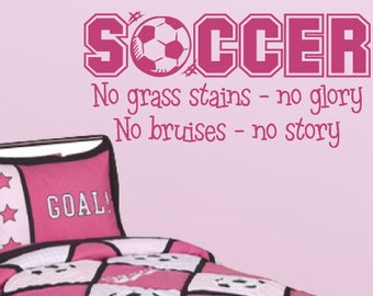 soccer vinyl wall decal