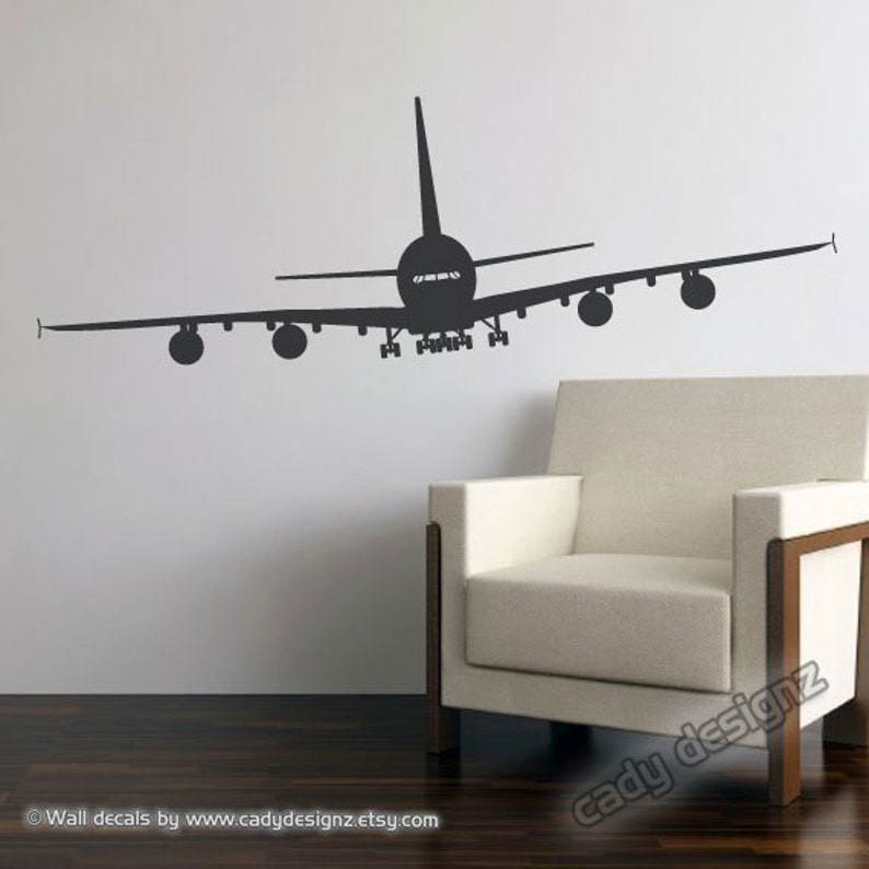 Airplane Wall Decal Aviation Decor Nursery - Aviation Wall Art Nursery
