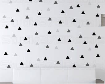 Triangle Vinyl Wall Decals - Triangle Decals for Baby Nursery - Trend Decor - Triangle Wall Decals - 3in - Multi Pack