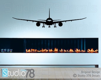 B787 Dreamliner Airplane Wall Decal - Aviation Nursery Decor