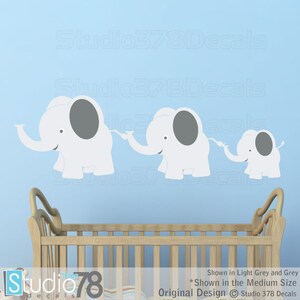 Elephant Wall Decal | Elephant Family Decal | Elephants Decal | Safari Wall Decor | Boy Nursery Decor | Safari Animal Nursery | Kid Room