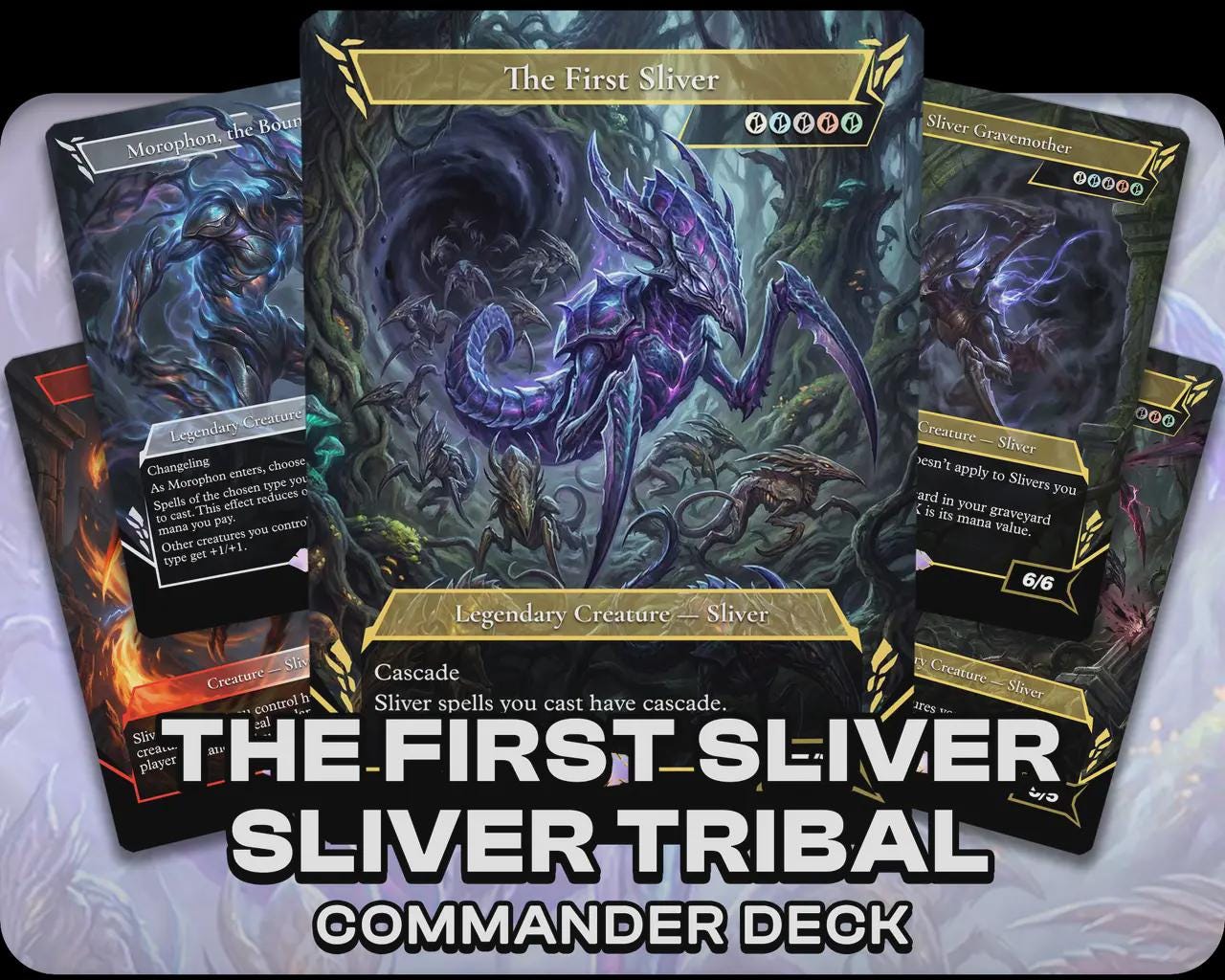 mtg the first sliver commander deck The First Sliver EDH Deck | Sliver Cascade Commander Deck