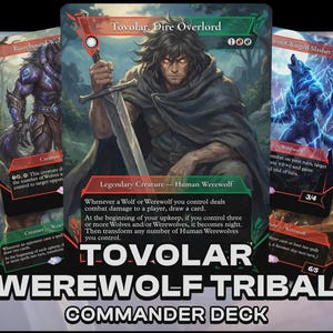 mtg werewolf commander precon Decks werewolf deck mtg commander Tovolar,