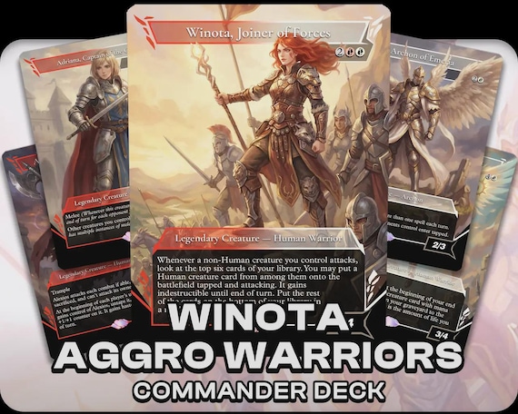 mtg winota commander deck Winota, Joiner of Forces Winota, Joiner of Forces |