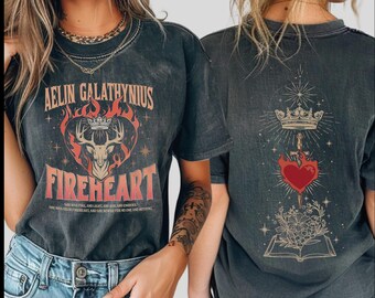 Fire Breathing Bitch Queen Comfort Colors Shirt, Throne Of Glass Fan Gift WPS080
