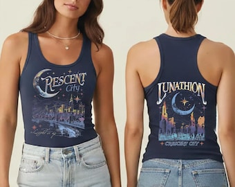 Crescent City Racerback and Vneck Shirt, Lunathion Series SJM Merch WPS039