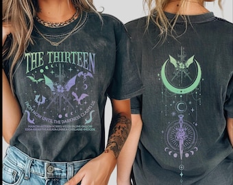 Trendy The Thirteen Comfort Colors Shirt, Sarah J Maas Tee, Book Lover Gift WPS077