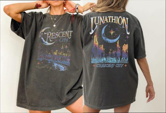 Crescent City Comfort Colors Shirt, Fantasy Book Lover Tee WPS039