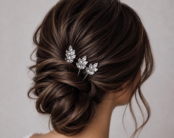 Verspieltes Haarnadel 3er Set Haarschmuck Brautschmuck Hochzeit Brauthaarschmuck