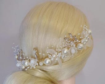 Enchanting headpiece, hair comb, bridal hair accessory, headpiece for your wedding - bridal hair accessory
