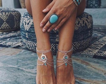Tobillera divertida, estilo playero, tobillera