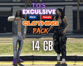 FiveM Exclusive Clothing Pack | 14GB Apparel Bundle (Optimized)