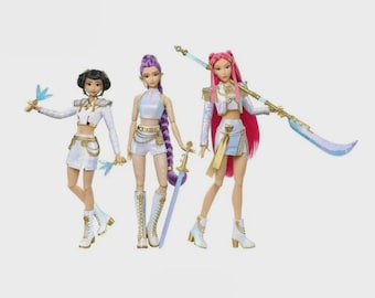 Set di bambole anime Hunter Rumi Mira Zoey Bambole alla moda che cantano / Simpatico giocattolo regalo a tema Kpop Idol