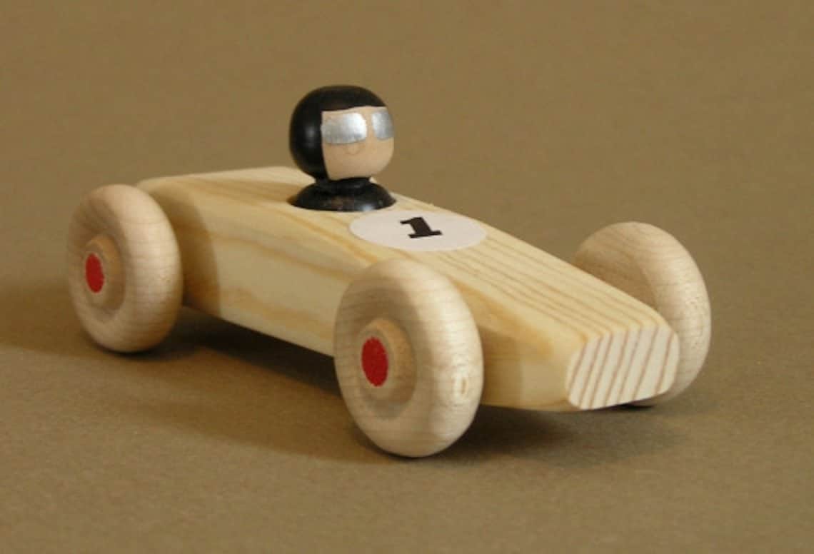 Wooden D Racing Wooden Race Car - Etsy