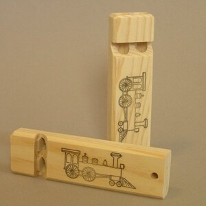 Wooden Two Note Train Whistle image 3