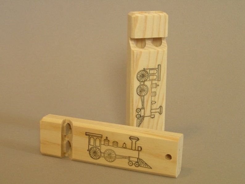 Wooden Two Note Train Whistle image 3