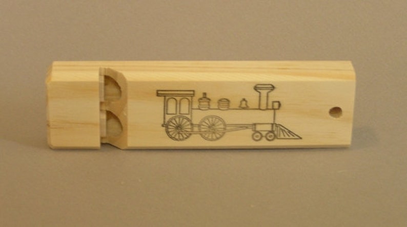 Wooden Two Note Train Whistle image 2